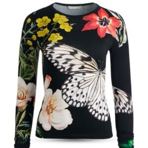 Alice & Olivia Delaina Long Sleeve Top